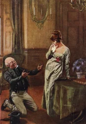 Le vieux Sir Pitt propose à Becky Sharp, et la moitié de son secret est dévoilé
